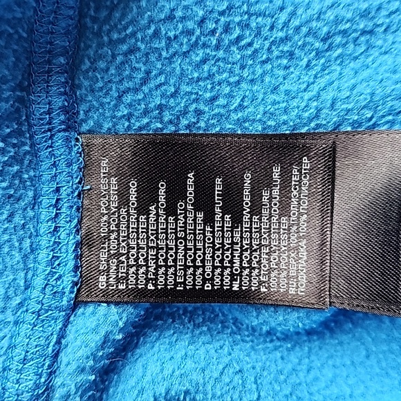 The North Face Women's Blue Fleece Jacket - Picture 5 of 6